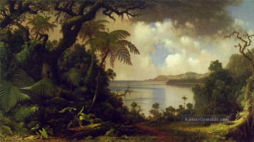  johnson malerei - Blick vom Fern Tree Weg Jamaika ATC romantische Martin Johnson Heade